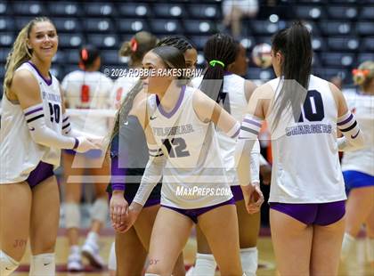 Thumbnail 1 in Grand Oaks vs. Fulshear (UIL 6A Volleyball Division 1 Final) photogallery.