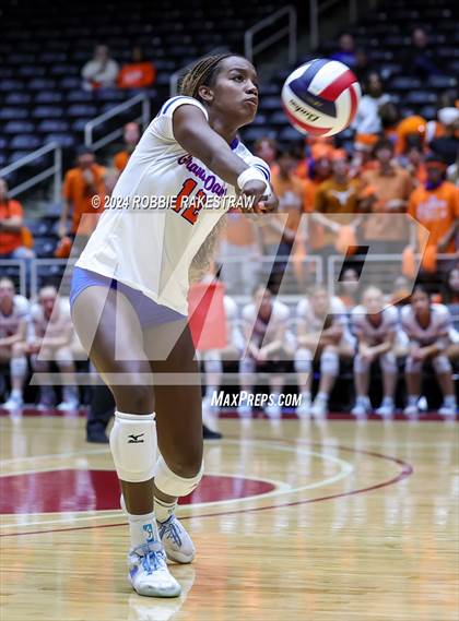 Thumbnail 1 in Grand Oaks vs. Fulshear (UIL 6A Volleyball Division 1 Final) photogallery.