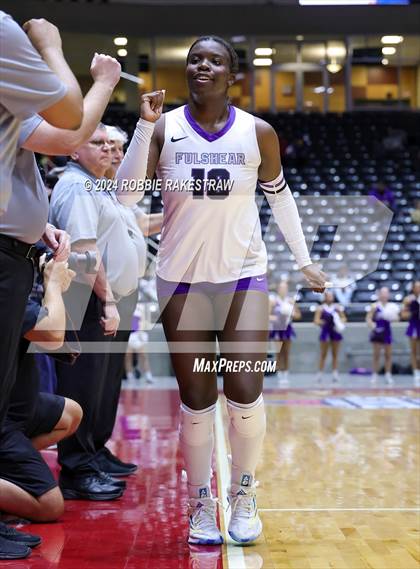 Thumbnail 3 in Grand Oaks vs. Fulshear (UIL 6A Volleyball Division 1 Final) photogallery.