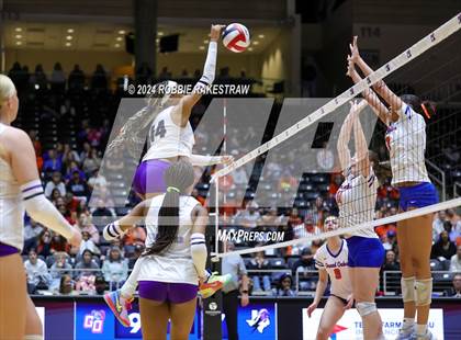 Thumbnail 1 in Grand Oaks vs. Fulshear (UIL 6A Volleyball Division 1 Final) photogallery.