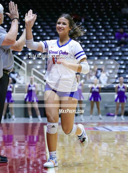 Thumbnail 1 in Grand Oaks vs. Fulshear (UIL 6A Volleyball Division 1 Final) photogallery.