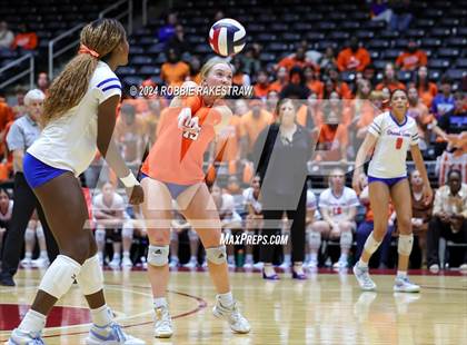 Thumbnail 2 in Grand Oaks vs. Fulshear (UIL 6A Volleyball Division 1 Final) photogallery.