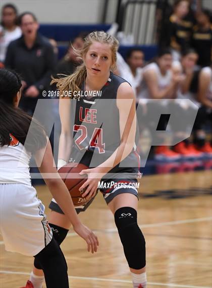 Thumbnail 2 in Harlingen South vs Lee [Robert E.] (NISD Basketball Tournament) photogallery.