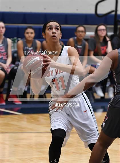 Thumbnail 1 in Harlingen South vs Lee [Robert E.] (NISD Basketball Tournament) photogallery.