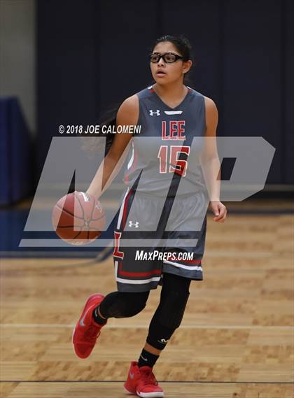 Thumbnail 3 in Harlingen South vs Lee [Robert E.] (NISD Basketball Tournament) photogallery.