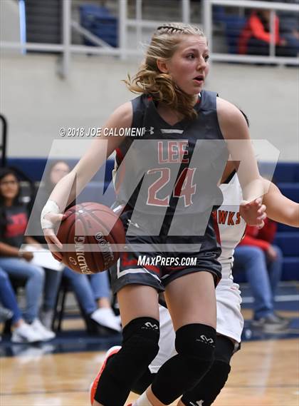 Thumbnail 2 in Harlingen South vs Lee [Robert E.] (NISD Basketball Tournament) photogallery.