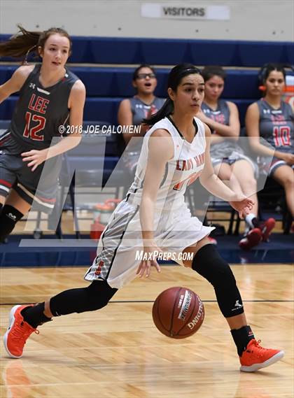 Thumbnail 3 in Harlingen South vs Lee [Robert E.] (NISD Basketball Tournament) photogallery.