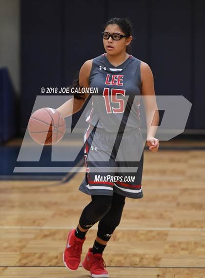 Thumbnail 1 in Harlingen South vs Lee [Robert E.] (NISD Basketball Tournament) photogallery.