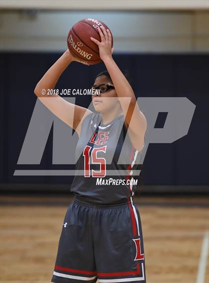 Thumbnail 3 in Harlingen South vs Lee [Robert E.] (NISD Basketball Tournament) photogallery.