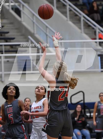 Thumbnail 2 in Harlingen South vs Lee [Robert E.] (NISD Basketball Tournament) photogallery.