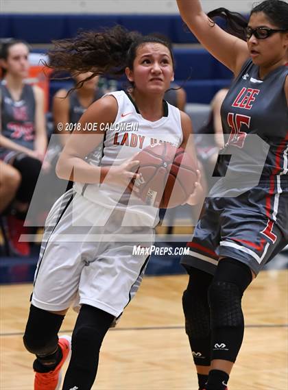 Thumbnail 2 in Harlingen South vs Lee [Robert E.] (NISD Basketball Tournament) photogallery.