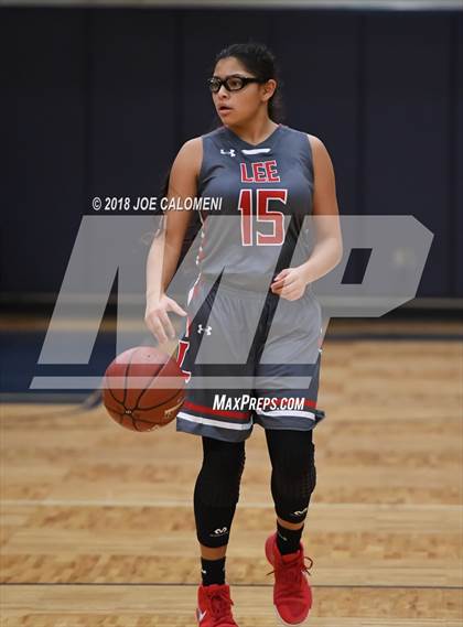 Thumbnail 2 in Harlingen South vs Lee [Robert E.] (NISD Basketball Tournament) photogallery.
