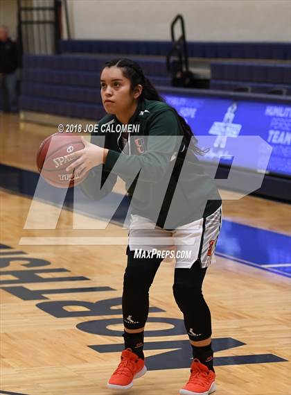 Thumbnail 1 in Harlingen South vs Lee [Robert E.] (NISD Basketball Tournament) photogallery.