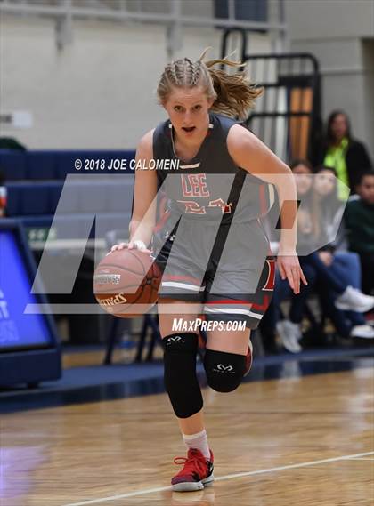 Thumbnail 2 in Harlingen South vs Lee [Robert E.] (NISD Basketball Tournament) photogallery.