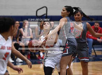 Thumbnail 3 in Harlingen South vs Lee [Robert E.] (NISD Basketball Tournament) photogallery.