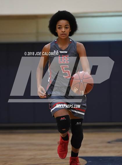 Thumbnail 2 in Harlingen South vs Lee [Robert E.] (NISD Basketball Tournament) photogallery.