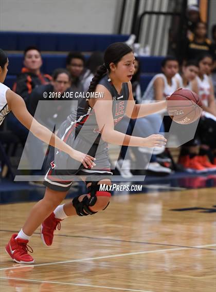 Thumbnail 3 in Harlingen South vs Lee [Robert E.] (NISD Basketball Tournament) photogallery.