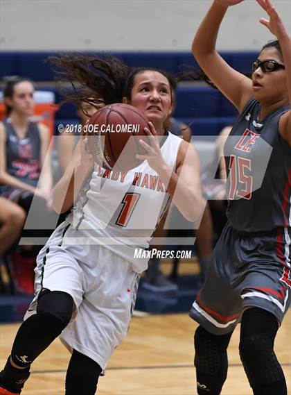 Thumbnail 3 in Harlingen South vs Lee [Robert E.] (NISD Basketball Tournament) photogallery.