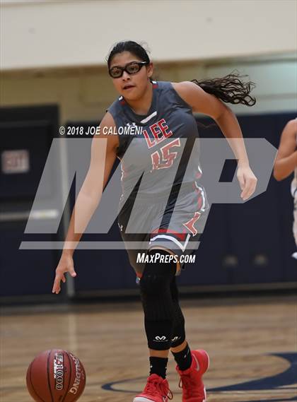 Thumbnail 3 in Harlingen South vs Lee [Robert E.] (NISD Basketball Tournament) photogallery.