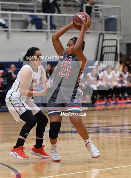 Thumbnail 3 in Harlingen South vs Lee [Robert E.] (NISD Basketball Tournament) photogallery.