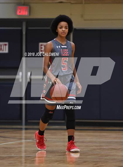 Thumbnail 3 in Harlingen South vs Lee [Robert E.] (NISD Basketball Tournament) photogallery.