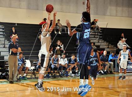 Thumbnail 2 in Wesley Chapel vs Nature Coast Tech (Nature Coast Holiday Tournament) photogallery.
