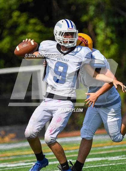 Thumbnail 1 in Gloucester Catholic @ Gateway Regional (Scrimmage) photogallery.