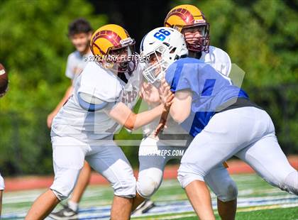 Thumbnail 2 in Gloucester Catholic @ Gateway Regional (Scrimmage) photogallery.