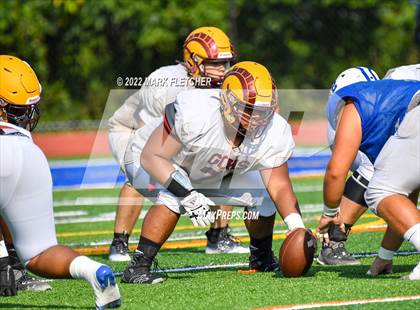 Thumbnail 2 in Gloucester Catholic @ Gateway Regional (Scrimmage) photogallery.