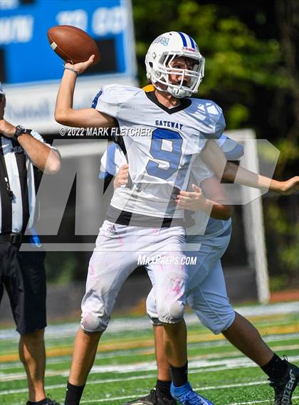Thumbnail 3 in Gloucester Catholic @ Gateway Regional (Scrimmage) photogallery.