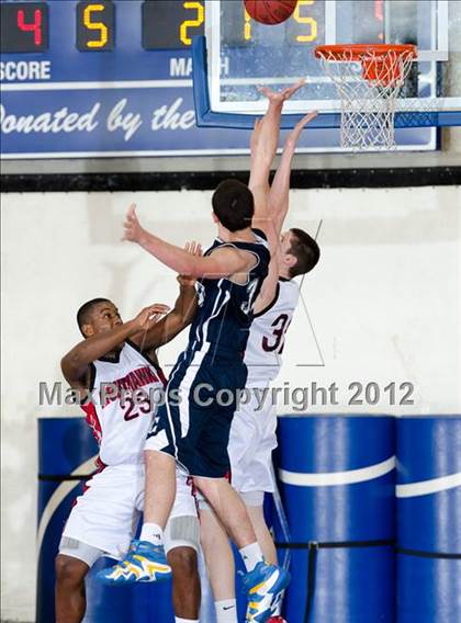 Thumbnail 2 in Murrieta Valley vs Sierra Canyon (Torrey Pines Holiday Classic) photogallery.