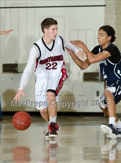 Thumbnail 2 in Murrieta Valley vs Sierra Canyon (Torrey Pines Holiday Classic) photogallery.