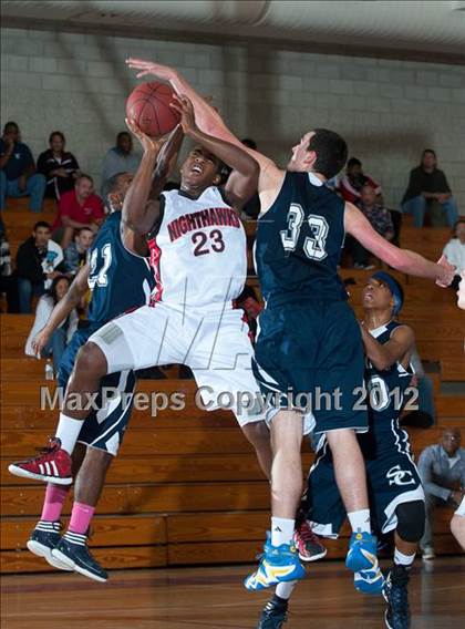 Thumbnail 2 in Murrieta Valley vs Sierra Canyon (Torrey Pines Holiday Classic) photogallery.