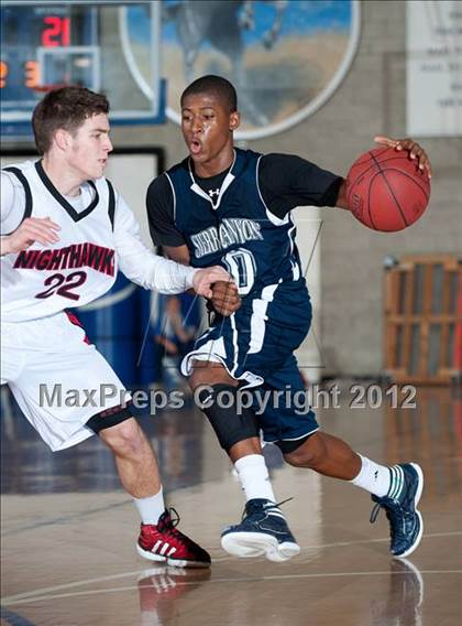 Thumbnail 1 in Murrieta Valley vs Sierra Canyon (Torrey Pines Holiday Classic) photogallery.