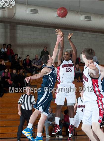 Thumbnail 3 in Murrieta Valley vs Sierra Canyon (Torrey Pines Holiday Classic) photogallery.