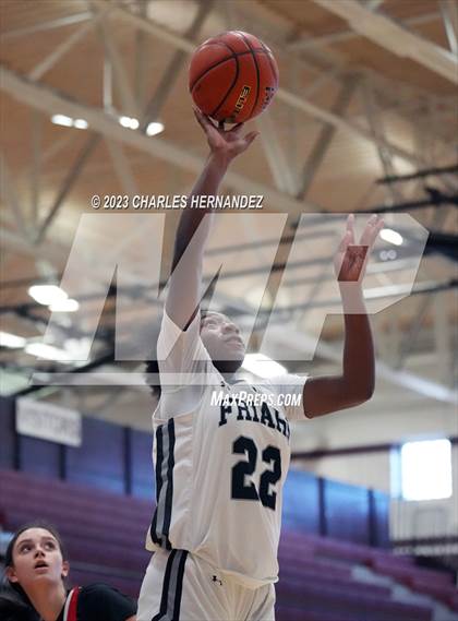 Thumbnail 2 in Incarnate Word Academy vs. Bishop Lynch (TAPPS 6A Area Playoff) photogallery.
