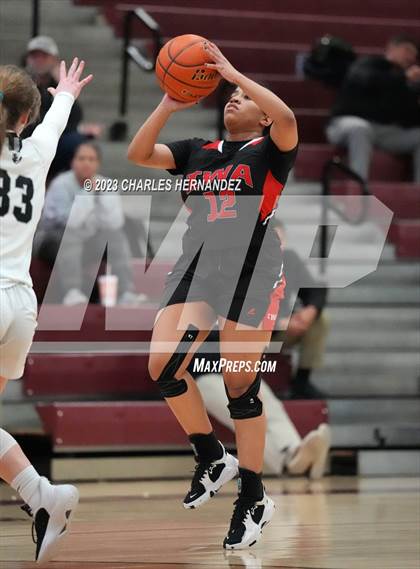 Thumbnail 2 in Incarnate Word Academy vs. Bishop Lynch (TAPPS 6A Area Playoff) photogallery.