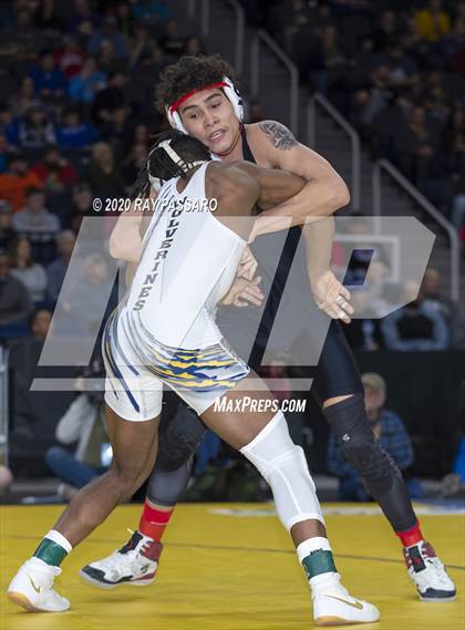 Thumbnail 1 in NYSPHSAA Wrestling Championships - Finals 132 lbs - 160 lbs photogallery.