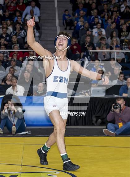 Thumbnail 1 in NYSPHSAA Wrestling Championships - Finals 132 lbs - 160 lbs photogallery.