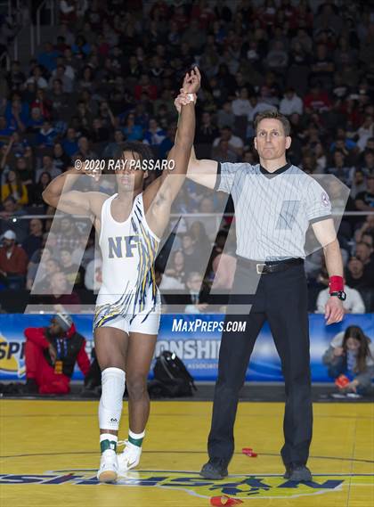 Thumbnail 1 in NYSPHSAA Wrestling Championships - Finals 132 lbs - 160 lbs photogallery.