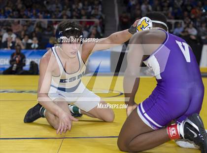 Thumbnail 1 in NYSPHSAA Wrestling Championships - Finals 132 lbs - 160 lbs photogallery.