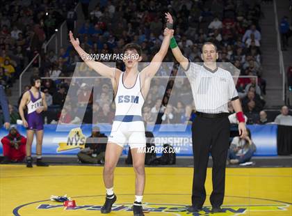 Thumbnail 3 in NYSPHSAA Wrestling Championships - Finals 132 lbs - 160 lbs photogallery.