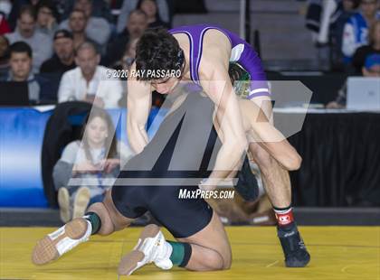 Thumbnail 1 in NYSPHSAA Wrestling Championships - Finals 132 lbs - 160 lbs photogallery.