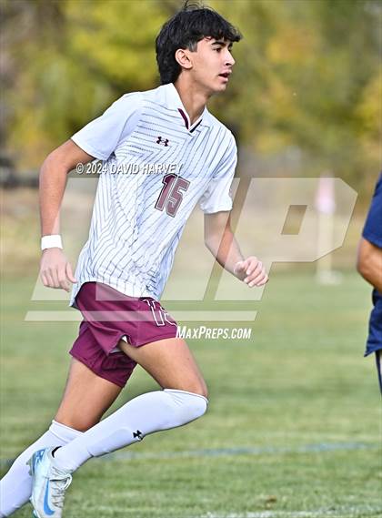 Thumbnail 2 in Golden @ Mullen Soccer 4A Second Round photogallery.