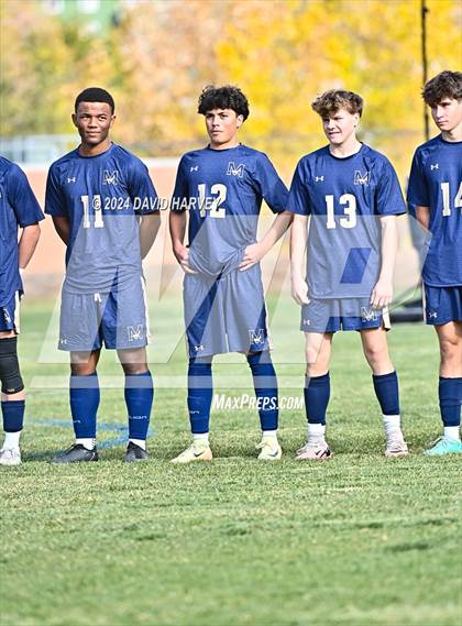 Thumbnail 1 in Golden @ Mullen Soccer 4A Second Round photogallery.