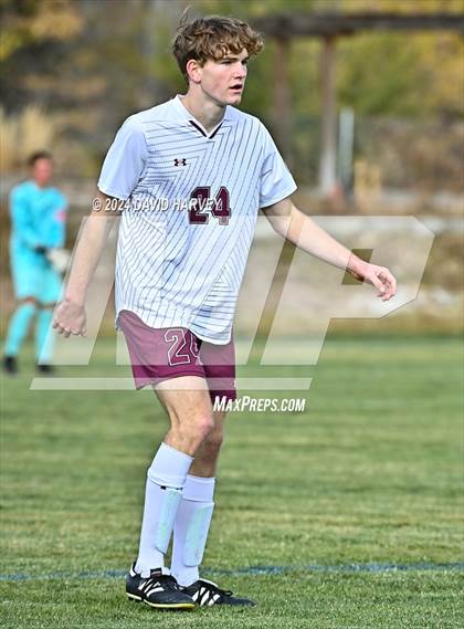 Thumbnail 2 in Golden @ Mullen Soccer 4A Second Round photogallery.