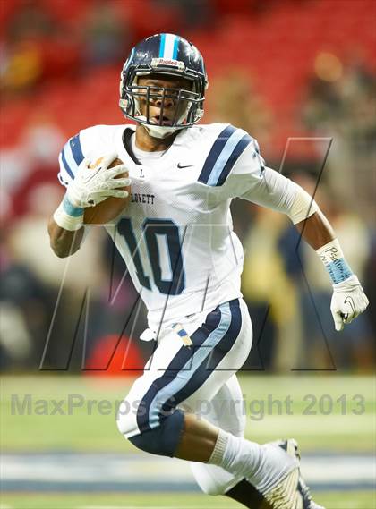 Thumbnail 3 in Lovett vs. Lamar County (GHSA 2A Final) photogallery.