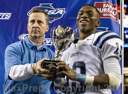 Thumbnail 1 in Lovett vs. Lamar County (GHSA 2A Final) photogallery.
