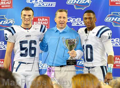 Thumbnail 1 in Lovett vs. Lamar County (GHSA 2A Final) photogallery.