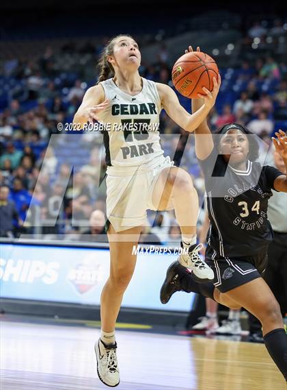 Thumbnail 1 in Cedar Park vs. College Station (UIL 5A State Semifinal) photogallery.